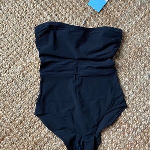 Flagpole Swim black one-piece